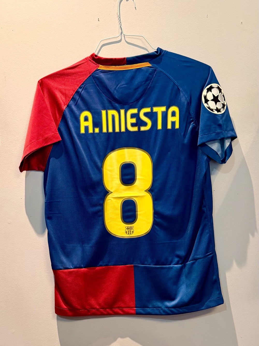 Nike FC Barcelona A. Iniesta #8 FC Barcelona Jersey